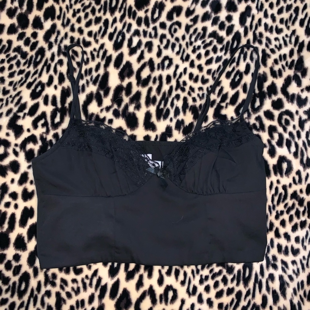 Princess Polly Lace Cropped Tank